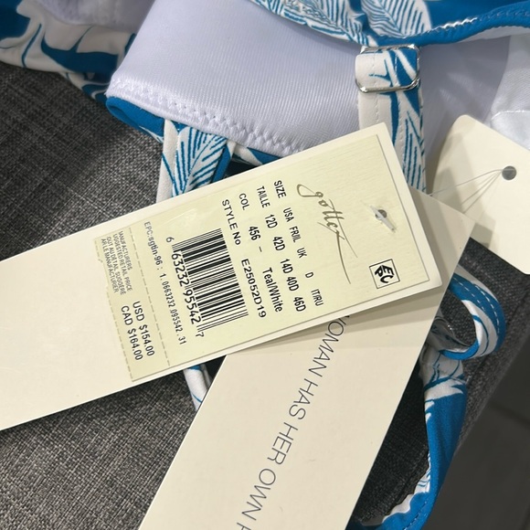 Profile by Gottex Malaya Women’s Tropical Print One Piece Swimsuit D Cup - Picture 6 of 6